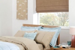 bedroom-roman-blind-mocha